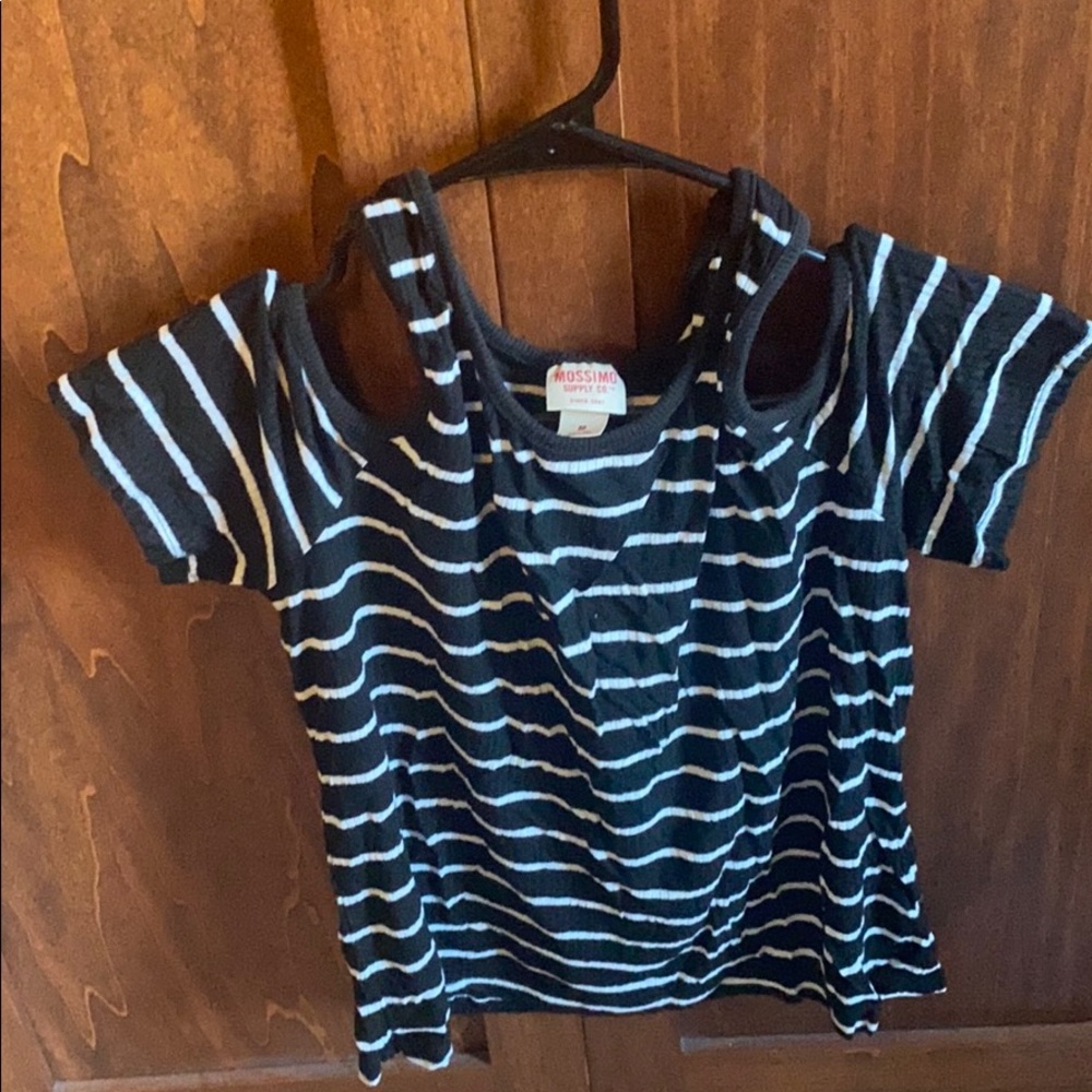 Black and white shirt